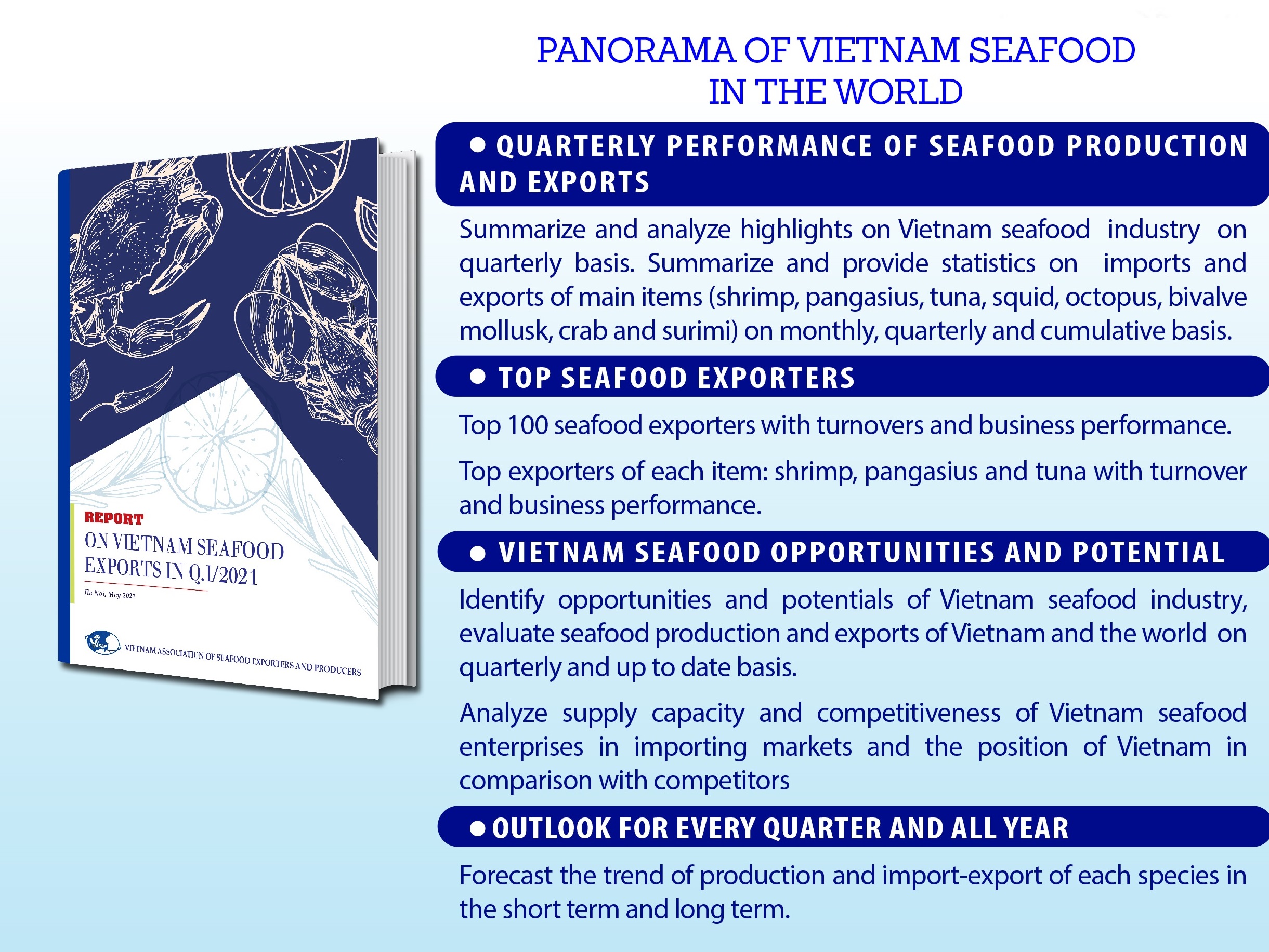 VASEP Report on Vietnam seafood exports 
