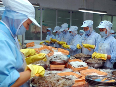 Kien Giang Seafood exports inched up 