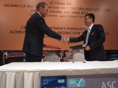 Hoang Long Seafood developed markets for ASC-labeled pangasius