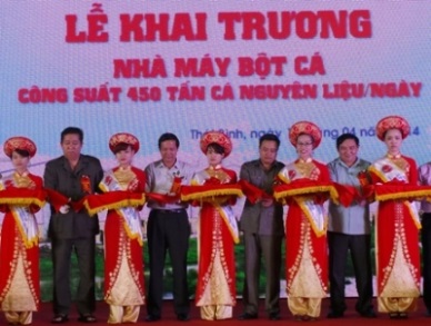 Thuy Hai Seafood Processing Co., inaugurated its fishmeal factory