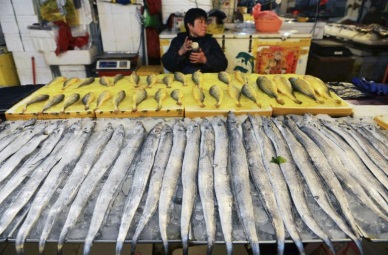 China’s seafood prices moderate in March