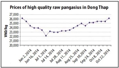 Slight reduction in Vietnam pangasius harvested yield