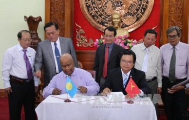 Tien Giang, Palau sign seafood cooperation agreement