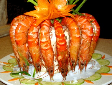 Vietnam is the top world producer of black tiger shrimp