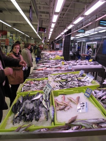Seafood products make up 11% of the Spanish shopping cart