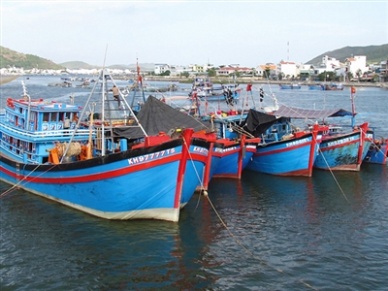 Da Nang more fishing boats installed satellite devices