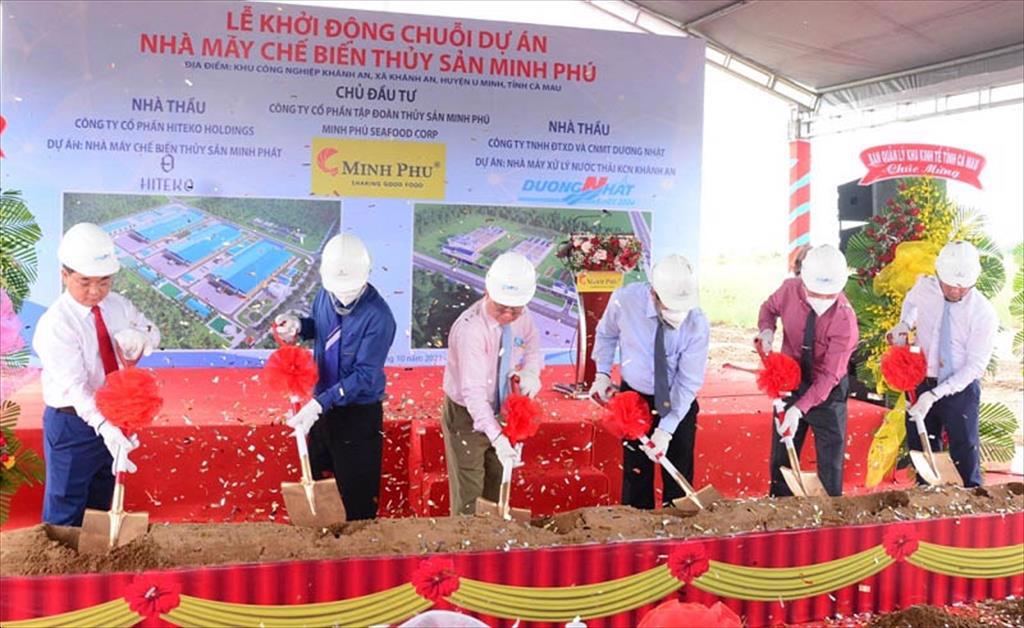 Ca Mau starts the project chain of seafood processing factory with investment capital of 1600 billion VND